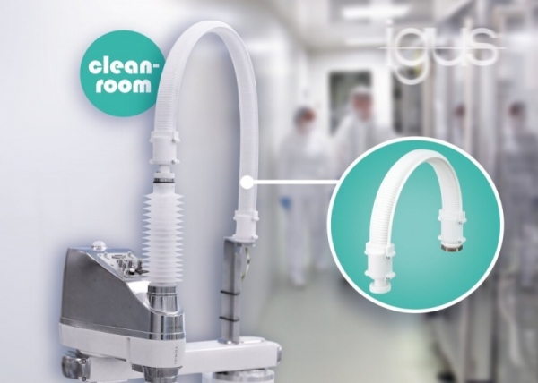 Giải pháp ống dẫn cáp e-skin®️ Clean SCARA mới cho robot tuân thủ ISO Class 2