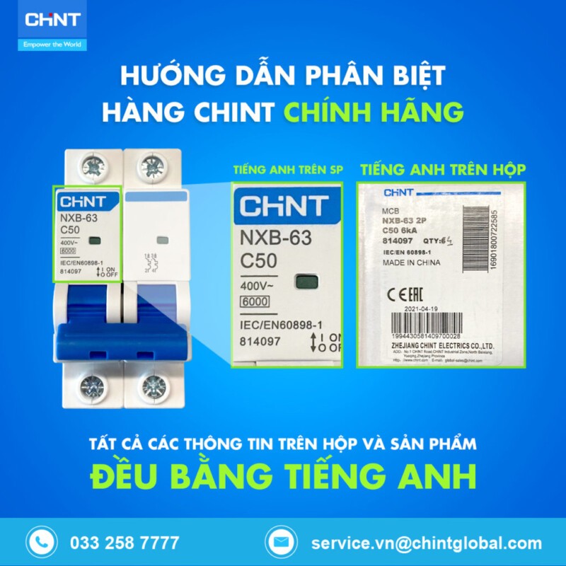 CHINT công bố 4 đặc điểm nhận diện thiết bị điện chính hãng