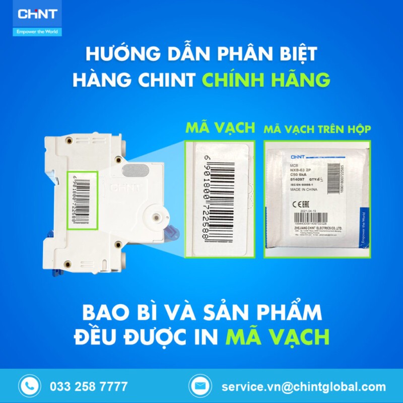 CHINT công bố 4 đặc điểm nhận diện thiết bị điện chính hãng