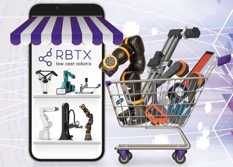 RBTX Online Marketplace 2.0: Tự động hóa chi phí thấp ngày càng dễ tiếp cận hơn