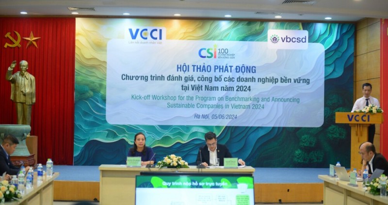 Chương trình CSI 2024: Đánh giá, công bố doanh nghiệp bền vững Việt Nam năm 2024