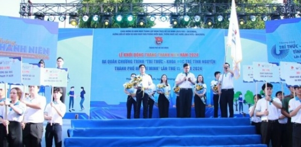 Trí thức khoa học trẻ tình nguyện Thành phố Hồ Chí Minh ra quân năm 2024