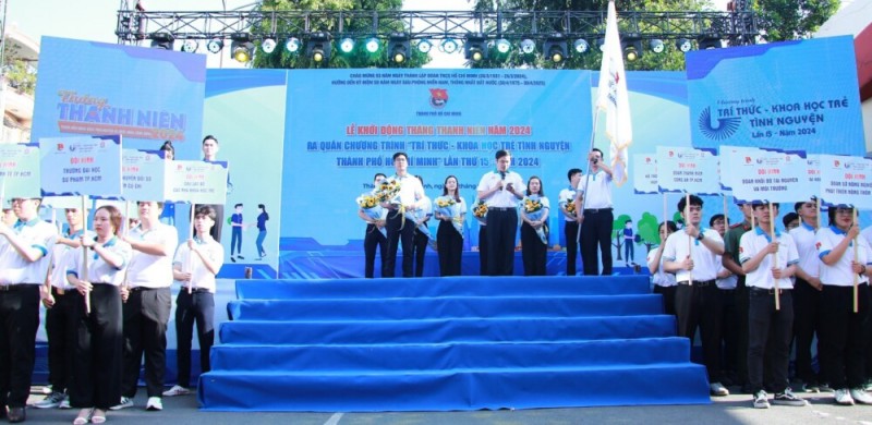 Trí thức khoa học trẻ tình nguyện Thành phố Hồ Chí Minh ra quân năm 2024