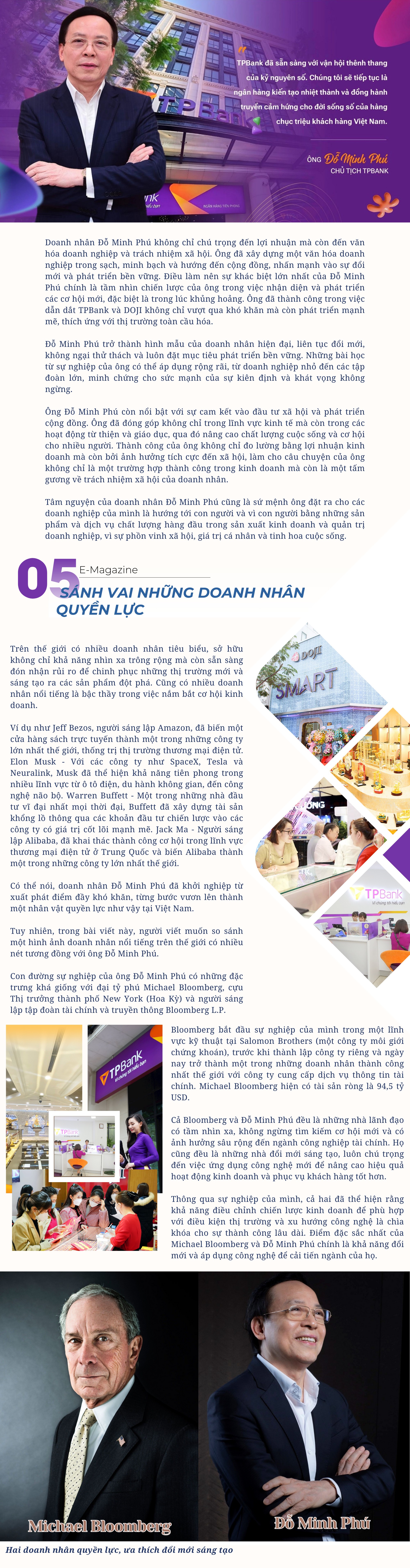 [E Magazine] Doanh nhân Đỗ Minh Phú - Ba thập kỷ tận dụng cơ hội, chinh phục thương trường