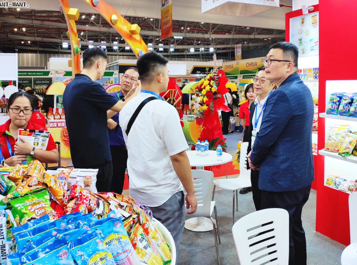 Vua bánh gạo Want Want gây ấn tượng mạnh với người tiêu dùng Việt qua Vietfood & Beverage - Propack Vietnam 2024