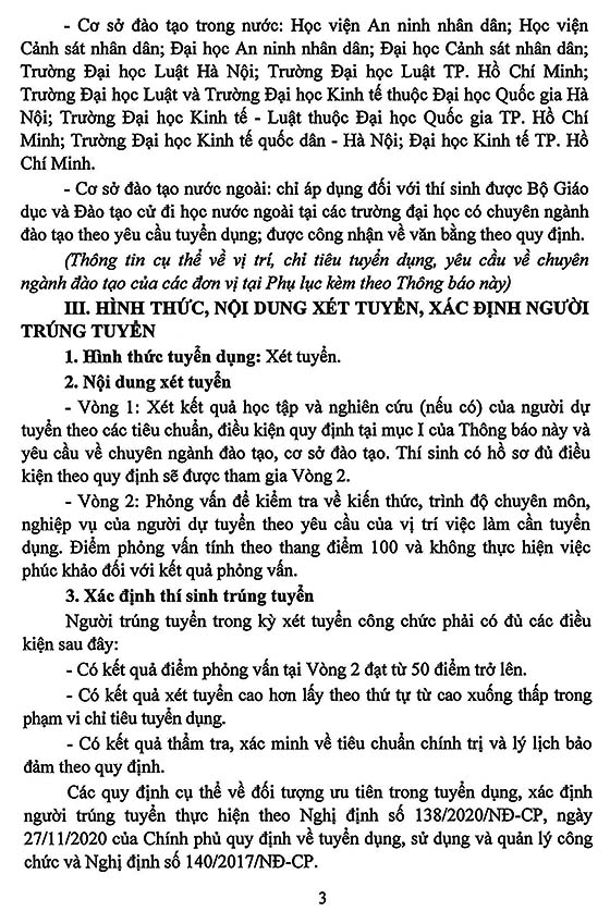 Ban Nội chính Trung ương bổ sung chỉ tiêu tuyển dụng từ nguồn sinh viên tốt nghiệp xuất sắc