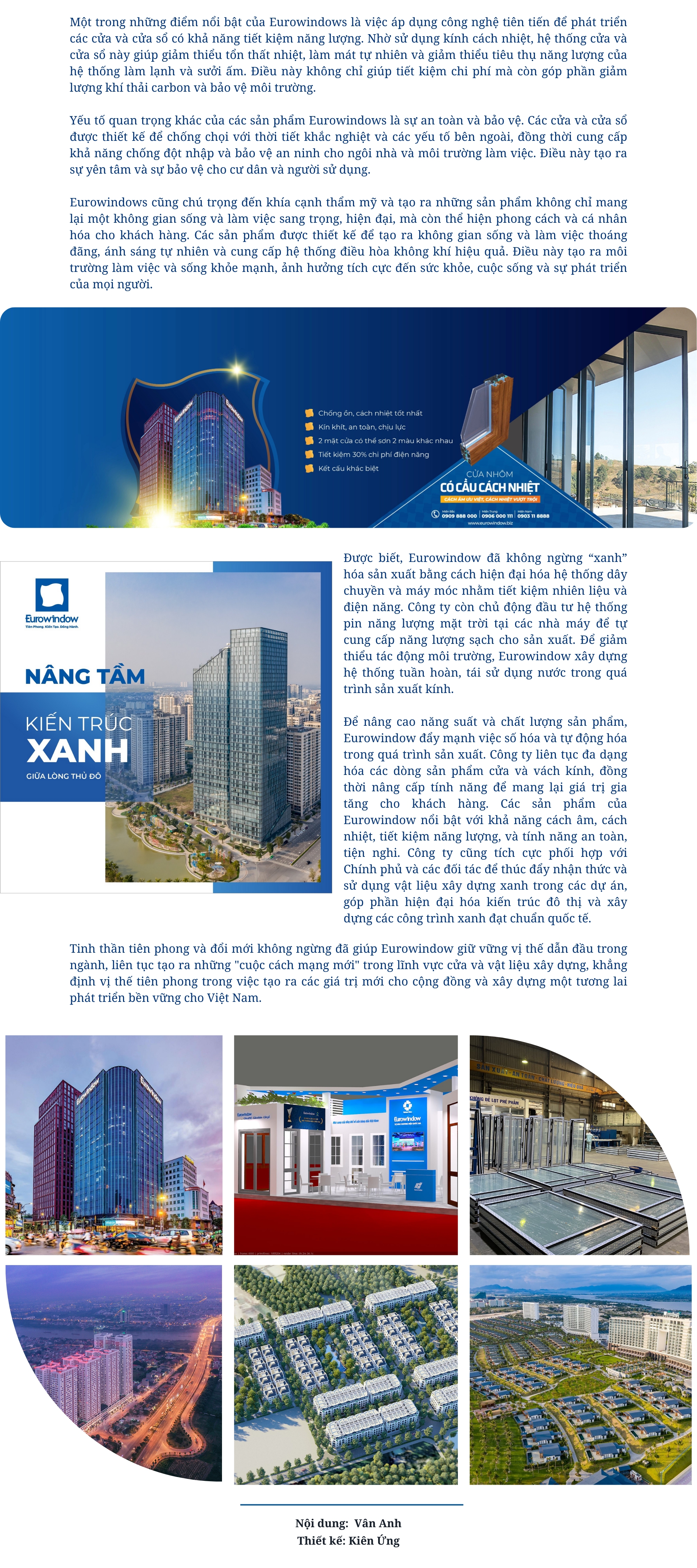[E-magazine] 22 năm Eurowindow thổi luồng sinh khí mới vào ngành công nghiệp vật liệu xây dựng