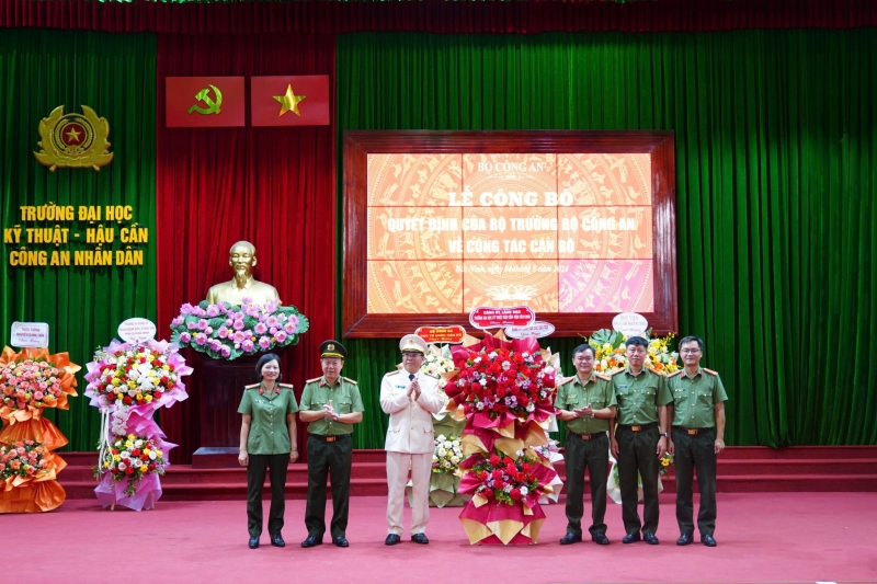 Đại tá, TS Lê Minh Thảo giữ chức Hiệu trưởng Trường Đại học Kỹ thuật-Hậu cần CAND