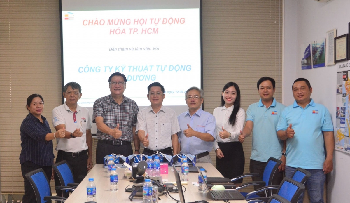 Hội Tự động hóa TP. Hồ Chí Minh (HAuA) thăm và làm việc tại doanh nghiệp hội viên về chuyển đổi số