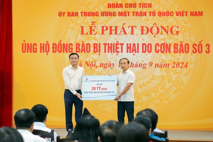 Tập đoàn Dầu khí quốc gia sẽ  tái thiết khu dân cư thôn Kho Vàng sau bão số 3