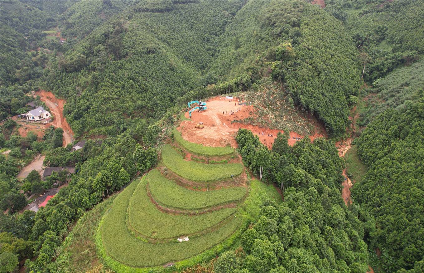 Khởi công tái thiết khu dân cư thôn Kho Vàng, xã Cốc Lầu, huyện Bắc Hà