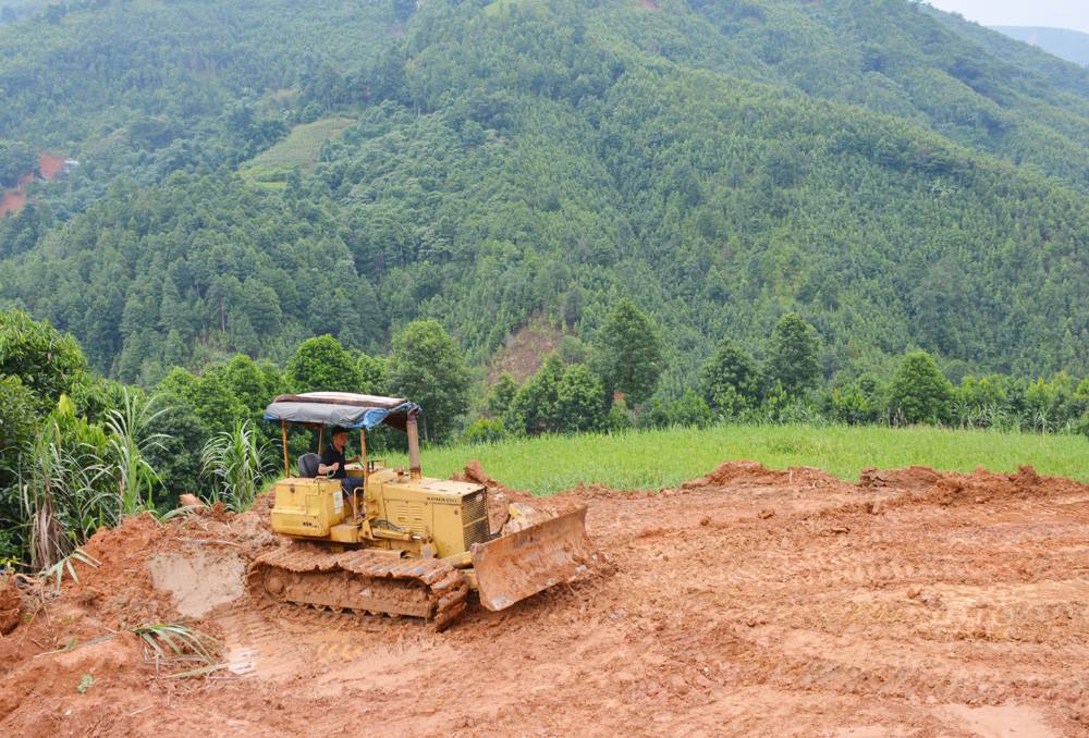 Khởi công tái thiết khu dân cư thôn Kho Vàng, xã Cốc Lầu, huyện Bắc Hà