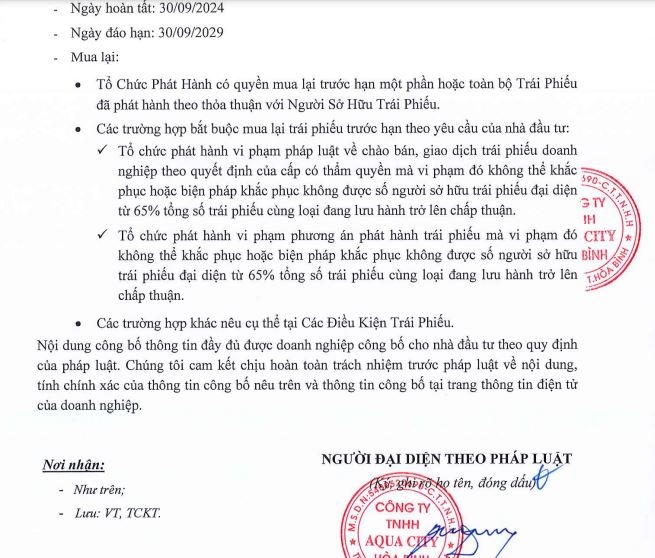 Chủ dự án Khu đô thị mới Trung Minh B vừa huy động thành công 400 tỷ đồng trái phiếu