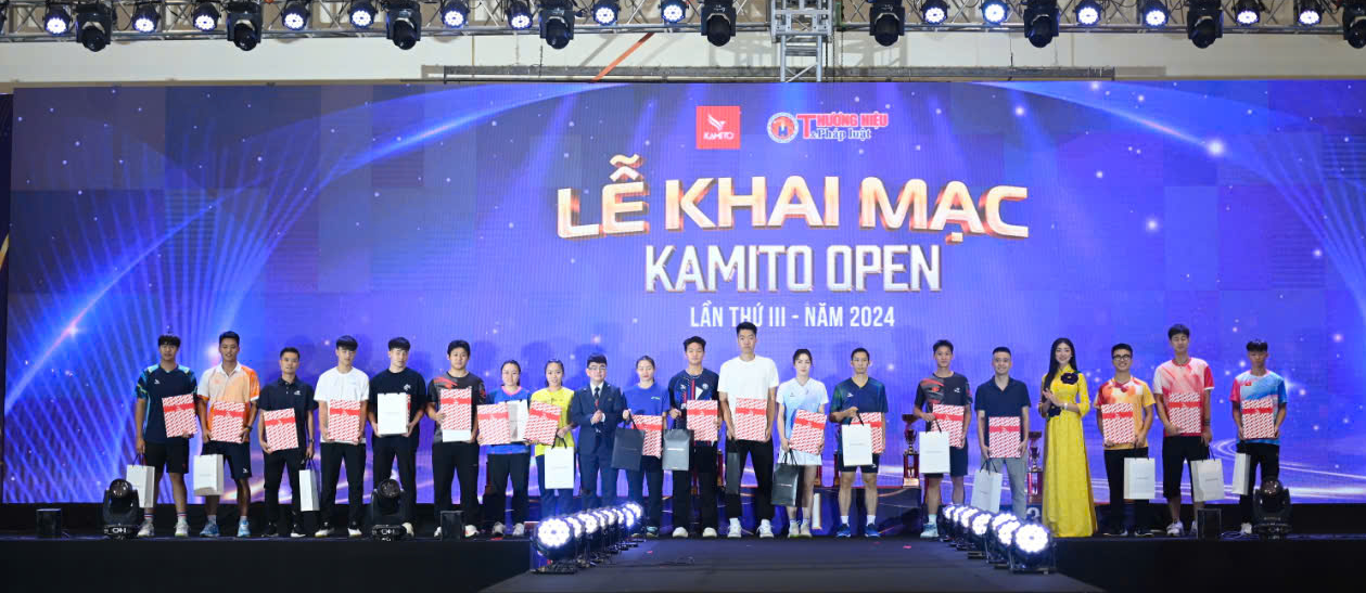 Khai mạc giải cầu lông Kamito Open