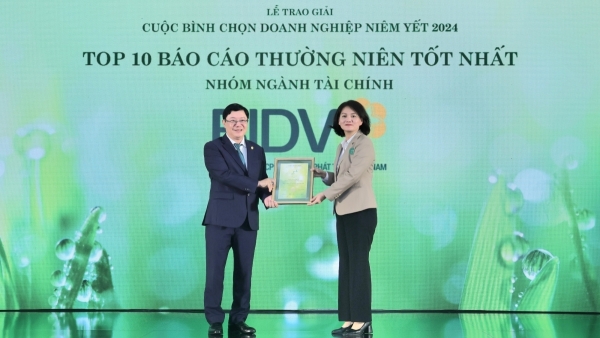 BIDV năm thứ 2 liên tiếp nhận giải thưởng “Top 10 Báo cáo thường niên tốt nhất – Nhóm ngành tài chính”