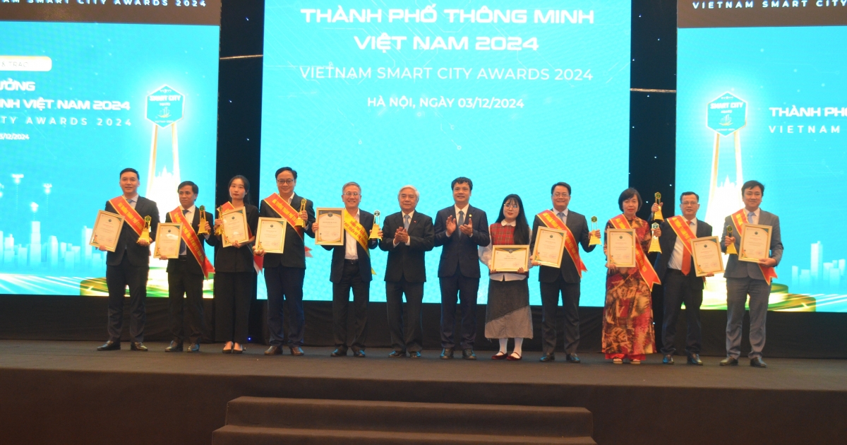 19 Giải thưởng Thành phố thông minh Việt Nam 2024 hướng đến mục tiêu kép 