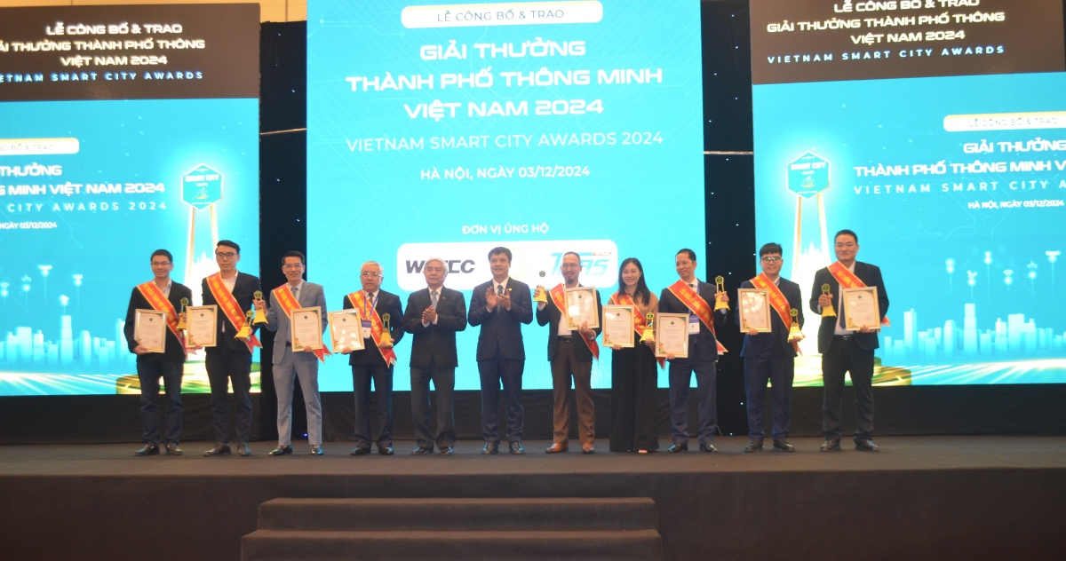 19 Giải thưởng Thành phố thông minh Việt Nam 2024 hướng đến mục tiêu kép 