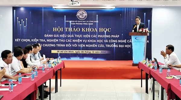 Đặt hàng, xác định các nhiệm vụ khoa học & công nghệ là khâu đầu tiên và rất quan trọng