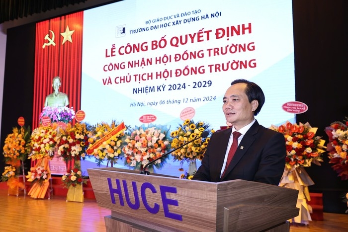 PGS.TS Phạm Xuân Anh trở thành tân Chủ tịch Hội đồng Trường ĐH Xây dựng Hà Nội