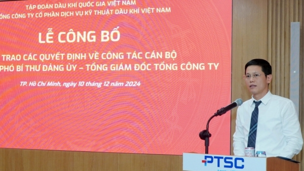 Ông Trần Hồ Bắc giữ chức Tổng giám đốc Tổng Công ty CP Dịch vụ Kỹ thuật Dầu khí (PTSC)