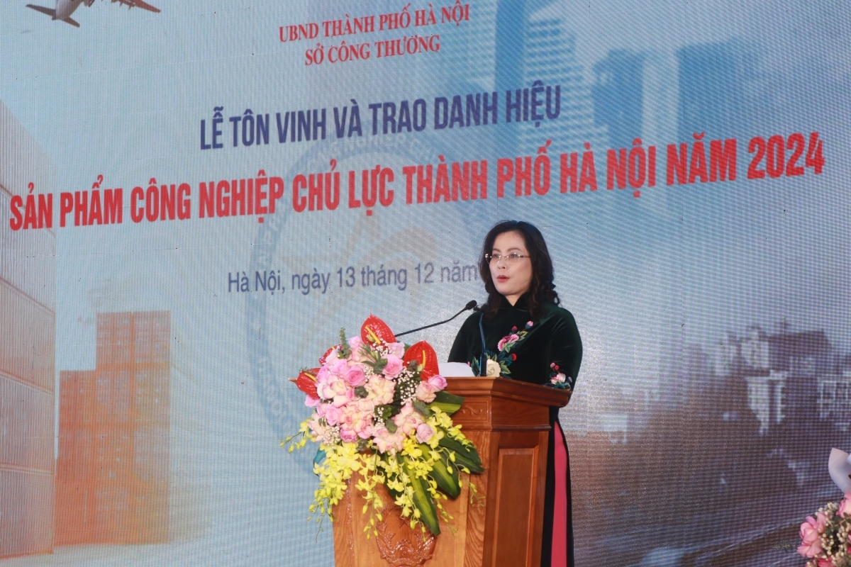 Tôn vinh 36 sản phẩm công nghiệp chủ lực Thành phố Hà Nội 2024 - Thúc đẩy kinh tế Thủ đô phát triển