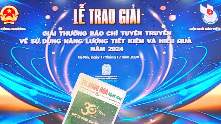 Tạp chí Tự động hóa Ngày nay đạt giải B - Giải Báo chí tuyên truyền về sử dụng năng lượng tiết kiệm và hiệu quả