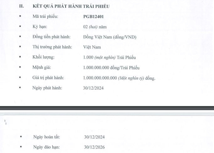 PGBank vừa huy động thành công 1.000 tỷ đồng trái phiếu