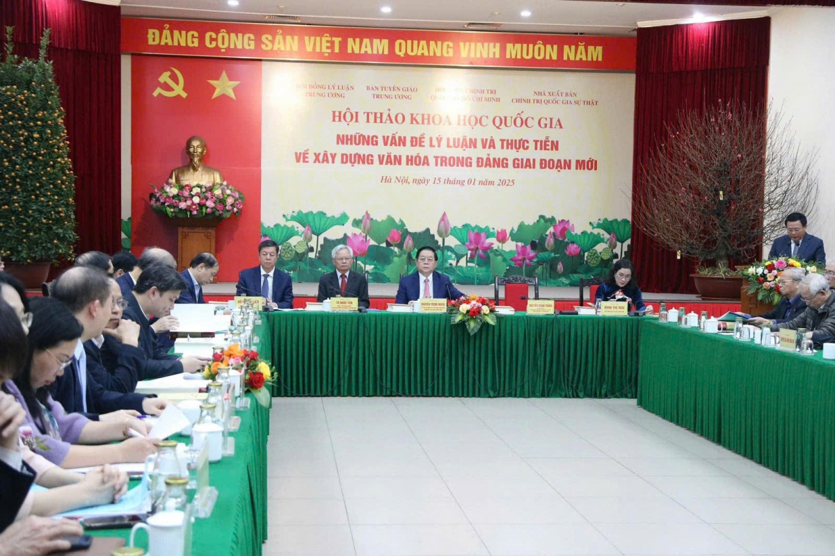 Hội thảo khoa học quốc gia những vấn đề lý luận và thực tiễn về xây dựng văn hóa trong Đảng trong giai đoạn mới