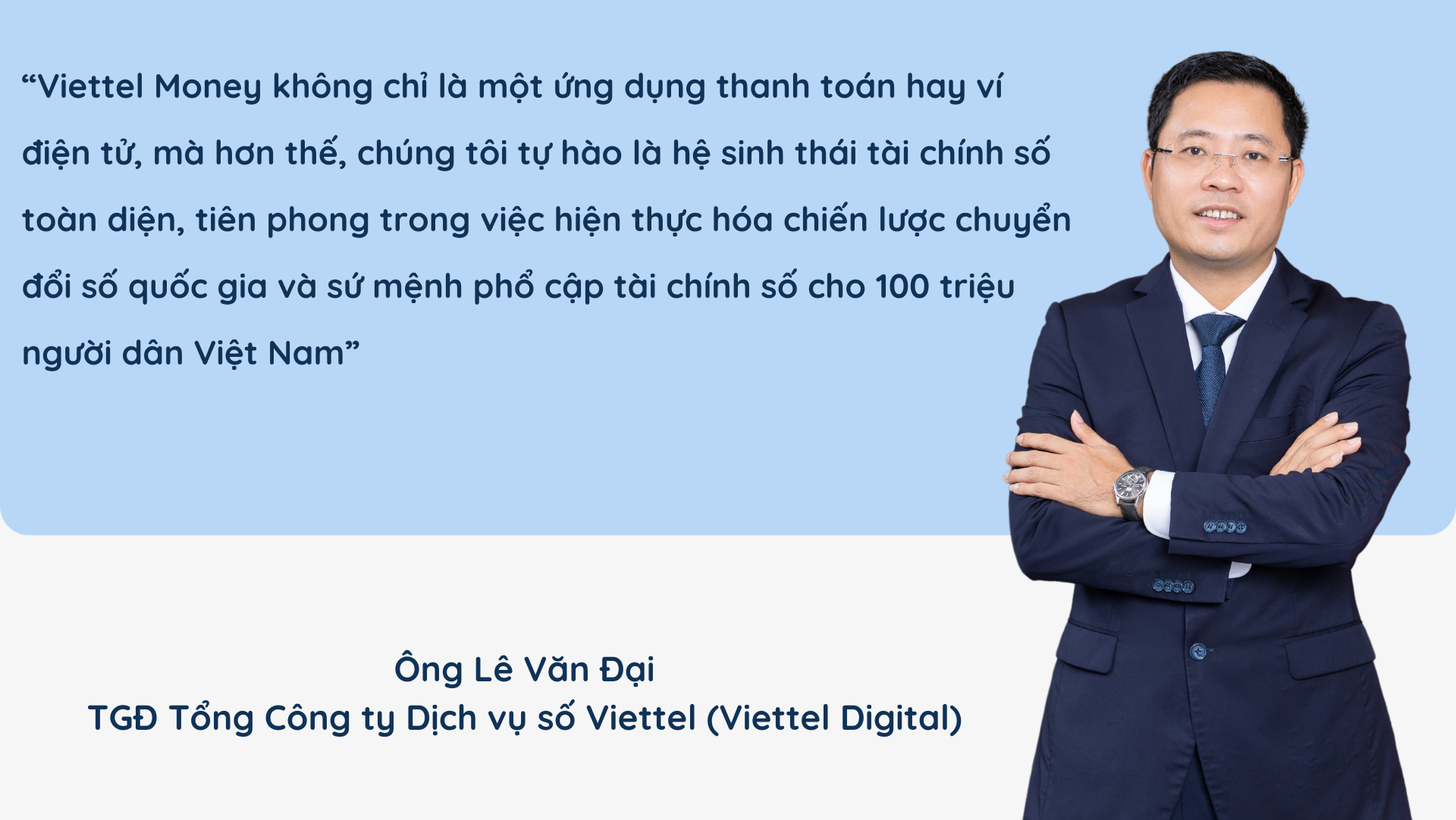 CEO Viettel Money: Phổ cập tài chính số, không ai bị bỏ lại phía sau