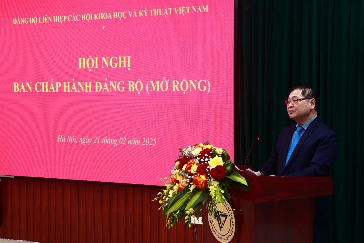 Đảng bộ Liên hiệp các Hội KH và KT Việt Nam họp thông qua nhiều nội dung quan trọng