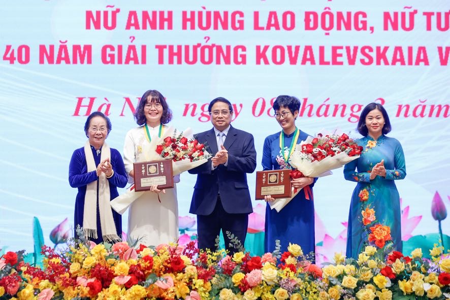 Hai nhà khoa học nữ được trao giải thưởng Kovalevskaia 2024