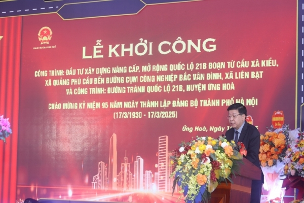 Phó chủ tịch Hà Nội: Ứng Hòa cần kịp thời GPMB phục vụ Dự án nâng cấp, mở rộng Quốc lộ 21B