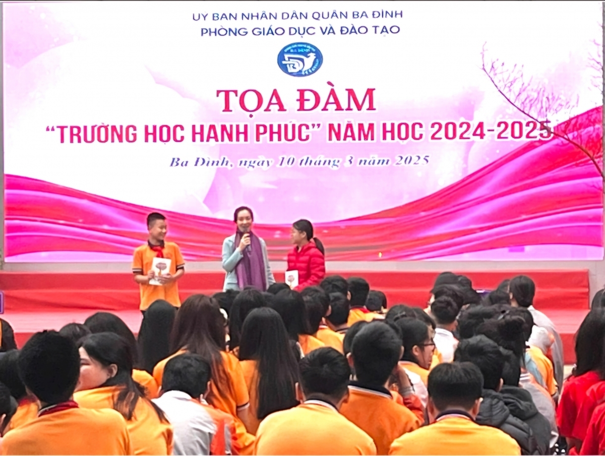 Hà Nội: Quận Ba Đình quyết tâm xây dựng "Trường học hạnh phúc"