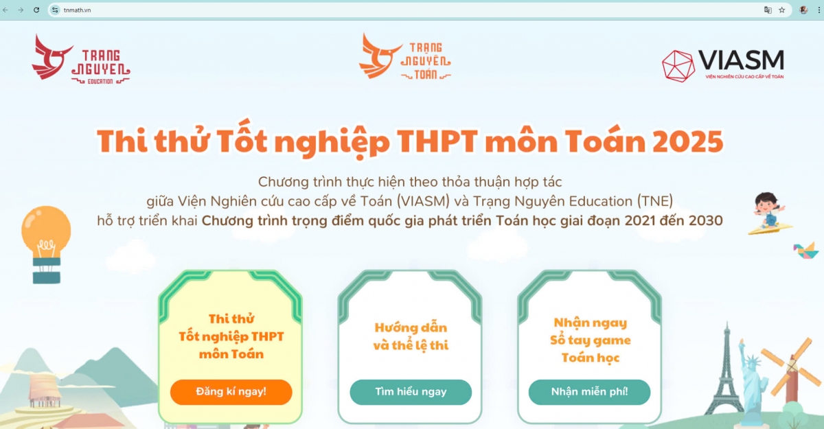 Hướng dẫn thi thử tốt nghiệp THPT 2025 môn Toán