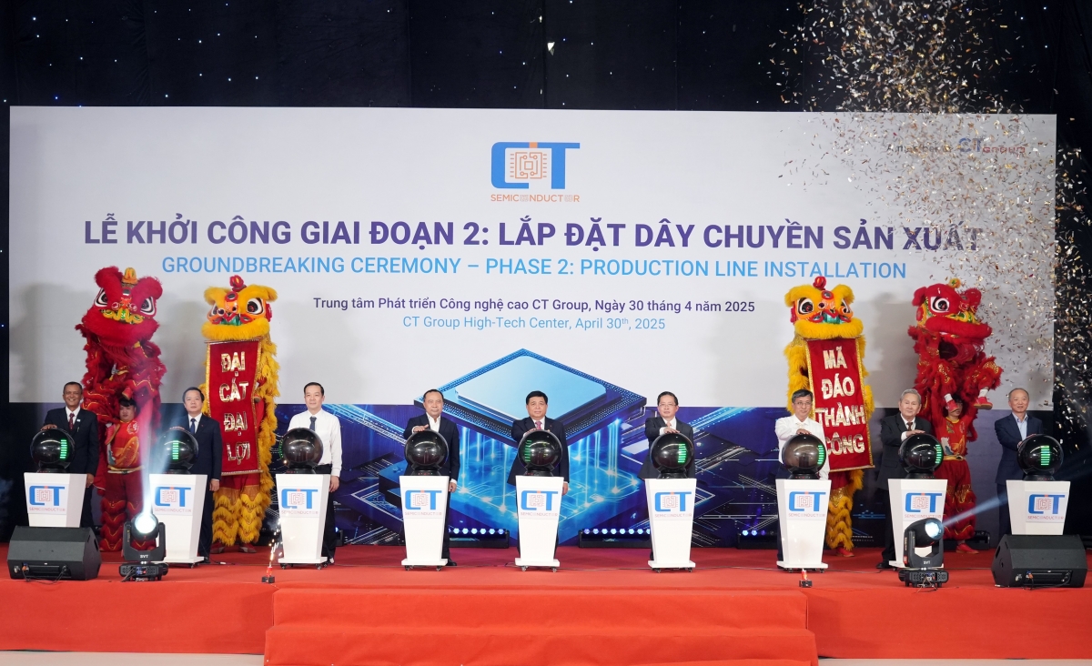 Khởi công nhà máy chip bán dẫn gần 100 triệu USD đầu tiên do người Việt làm chủ công nghệ