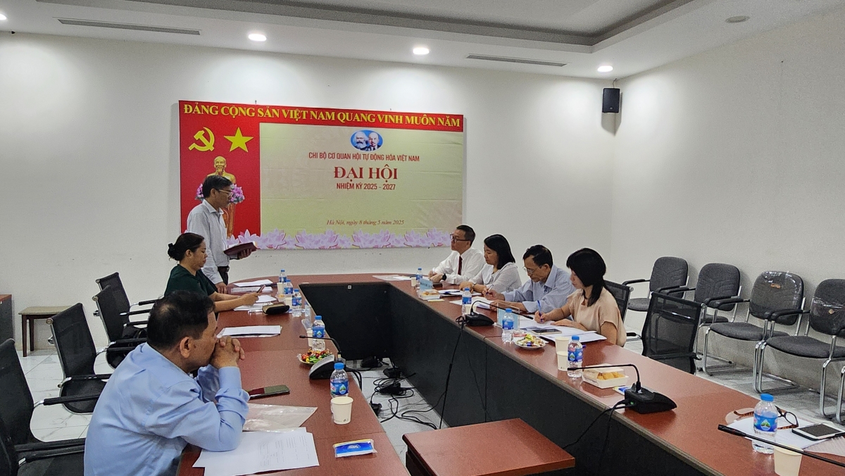 Đại hội Chi bộ cơ quan Hội Tự động hóa Việt Nam: Đột phá và phát triển
