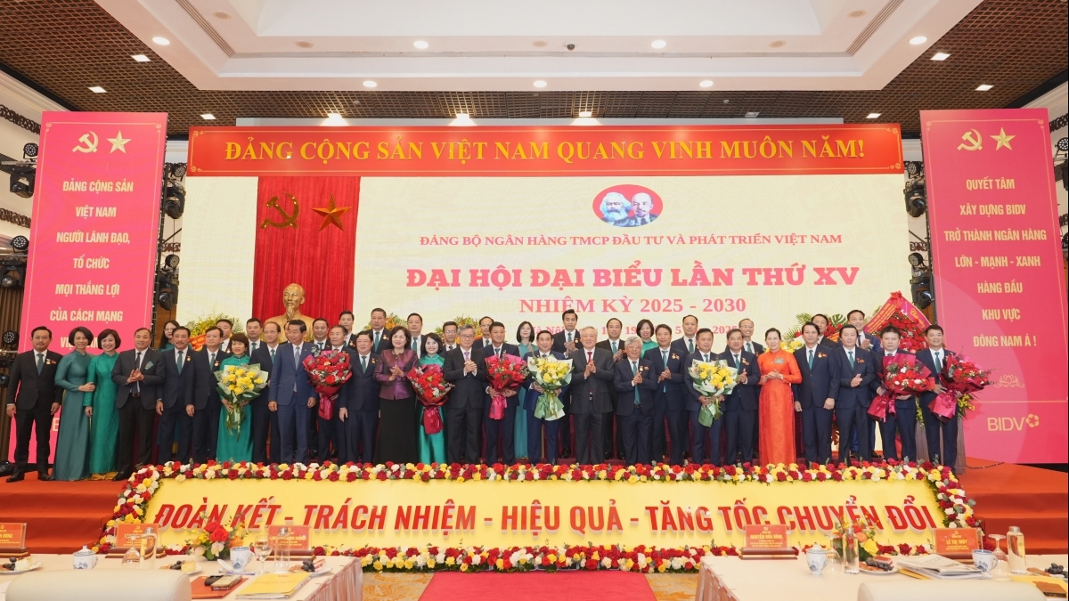 Đảng bộ BIDV tổ chức thành công  Đại hội đại biểu lần thứ XV, nhiệm kỳ 2025 - 2030
