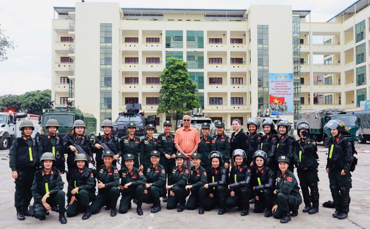 Bộ Công an đào tạo Cảnh sát Gìn giữ hòa bình theo tiêu chuẩn quốc tế