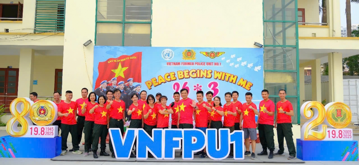 Sĩ quan Cảnh sát Việt Nam lan tỏa tinh thần vì cộng đồng tại các phái bộ Gìn giữ hòa bình