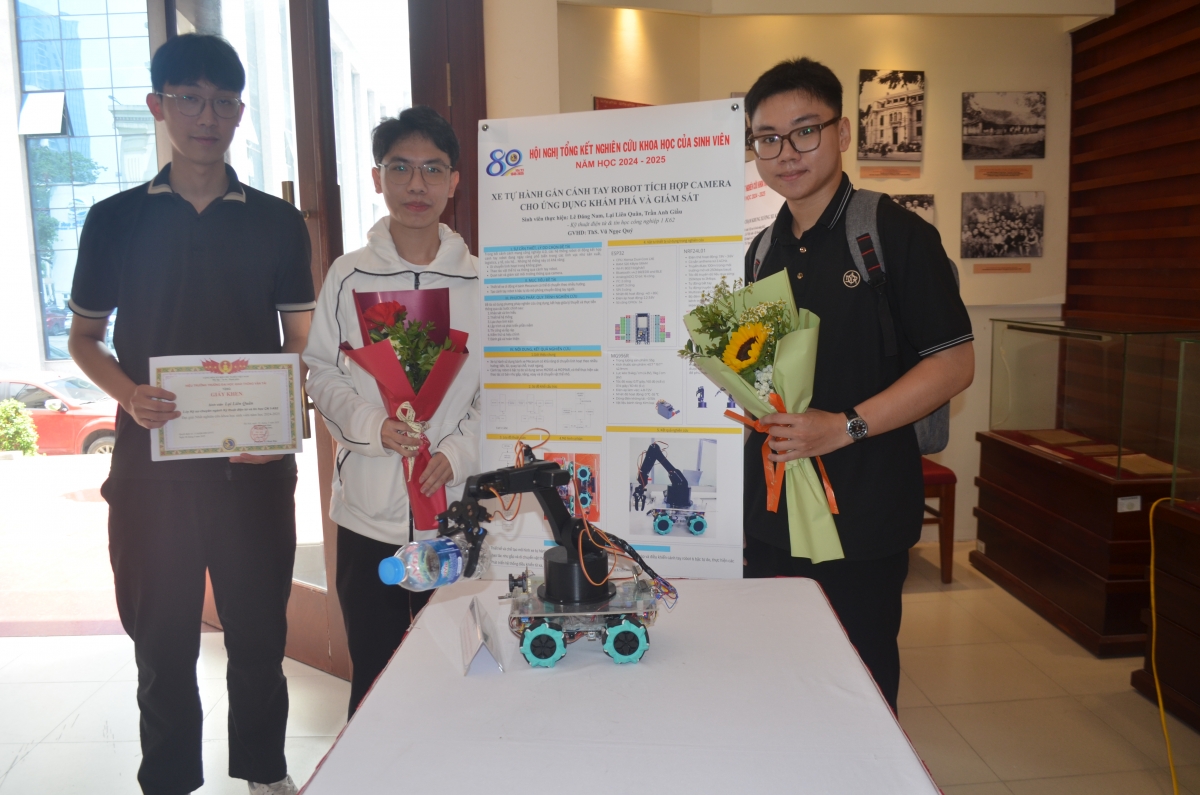 Đề tài NCKH sinh viên Trường Đại học Giao thông Vận tải có tính sáng tạo và ứng dụng thực tiễn cao