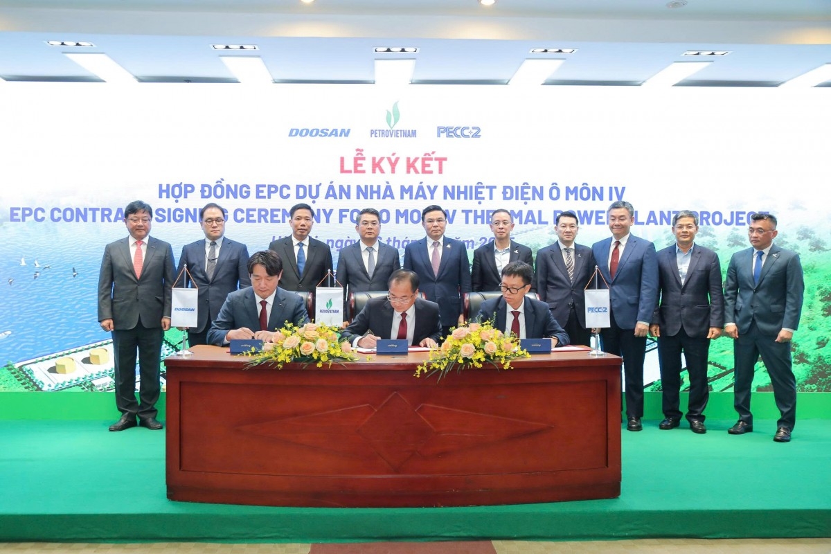 PVN và công ty liên danh ký hợp đồng EPC dự án Nhà máy Nhiệt điện Ô Môn 4