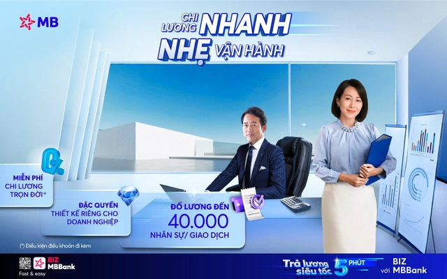 Tin tức ngân hàng nổi bật tuần qua: MB ra mắt giải pháp chi lương siêu tốc
