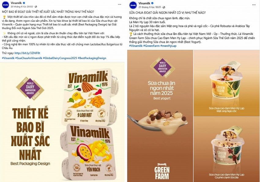 Vinamilk là thương hiệu duy nhất Việt Nam sở hữu 2 cúp Quán quân tại giải thưởng lớn của ngành sữa thế giới