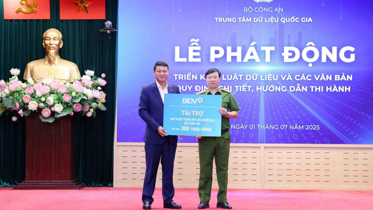 BIDV đồng hành cùng Trung tâm Dữ liệu quốc gia