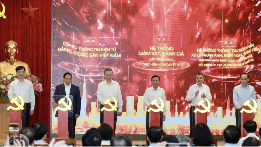 Ra mắt hệ thống giám sát Nghị quyết 57 về khoa học, công nghệ và chuyển đổi số