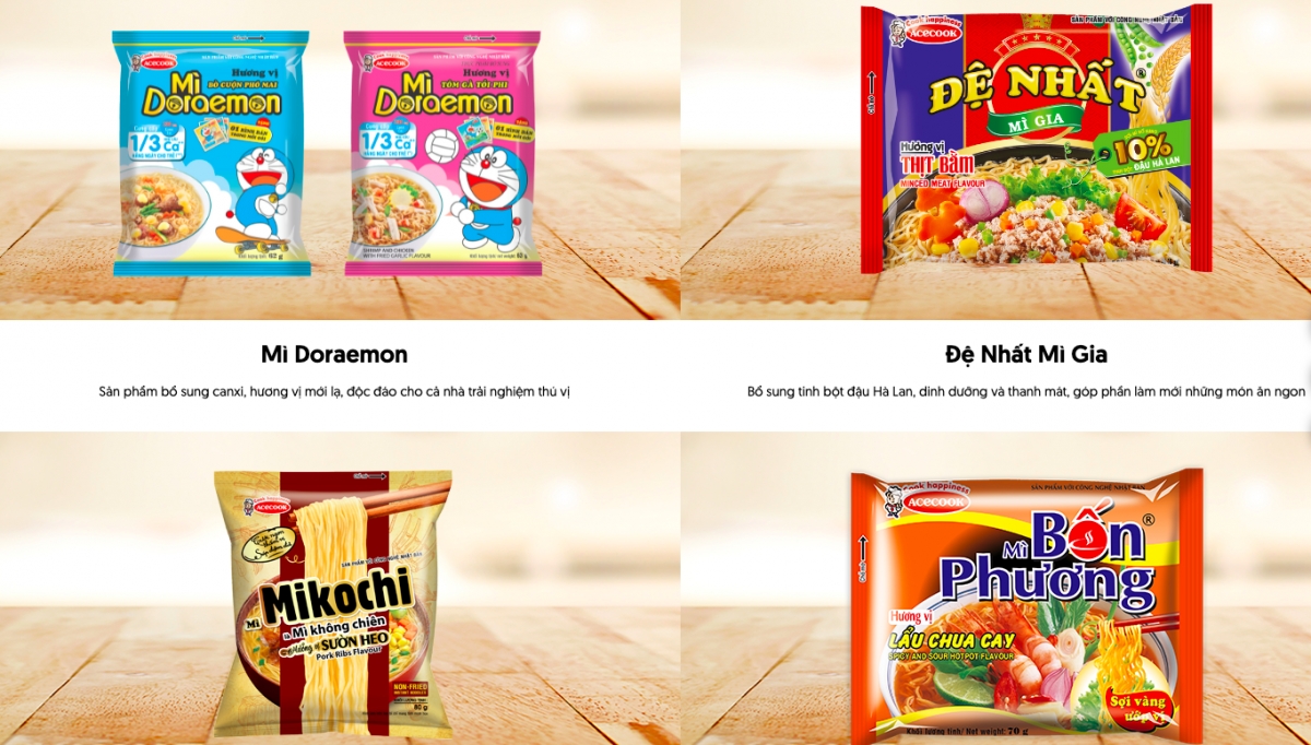 Acecook Việt Nam: Từ “vua mì ăn liền” đến tham vọng định hình hệ sinh thái ẩm thực