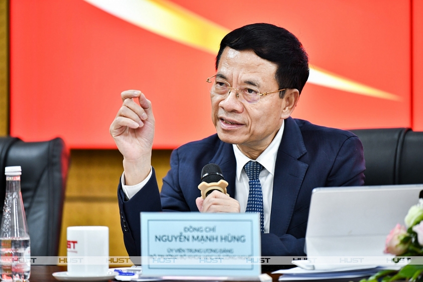 Bộ trưởng Nguyễn Mạnh Hùng: ĐH Bách khoa Hà Nội là nòng cốt trong hệ sinh thái KH-CN và đổi mới sáng tạo Việt Nam
