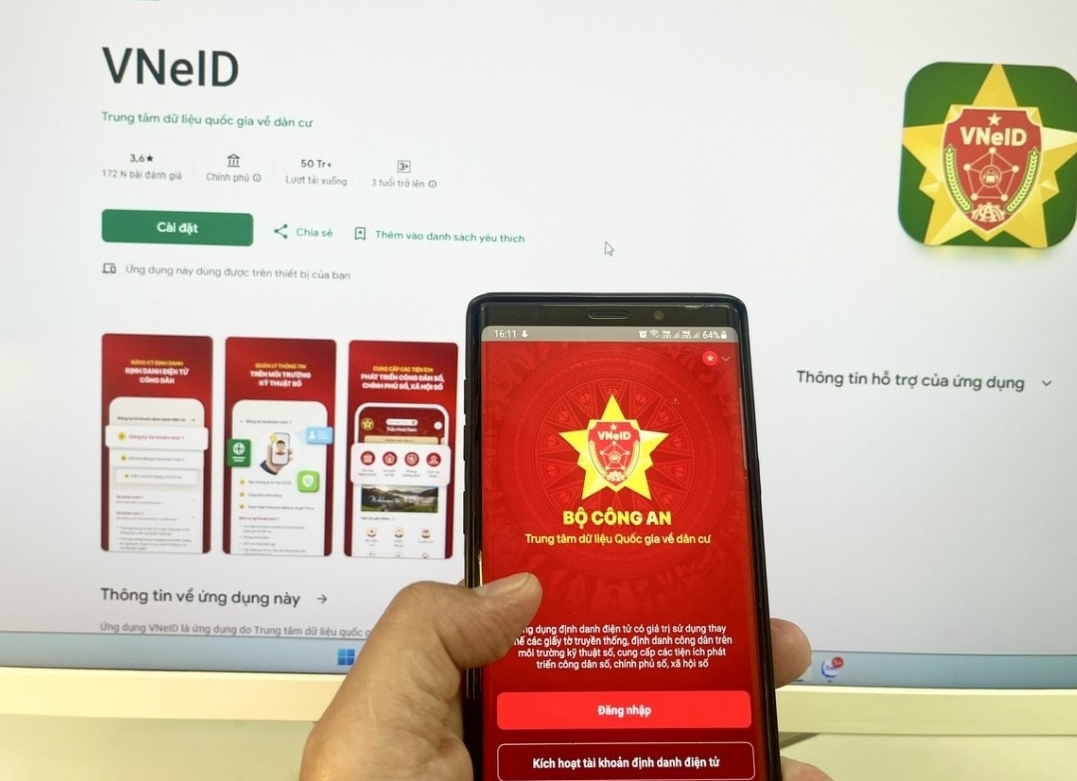Cảnh báo thủ đoạn lừa đảo cài ứng dụng VNeID giả chứa mã độc