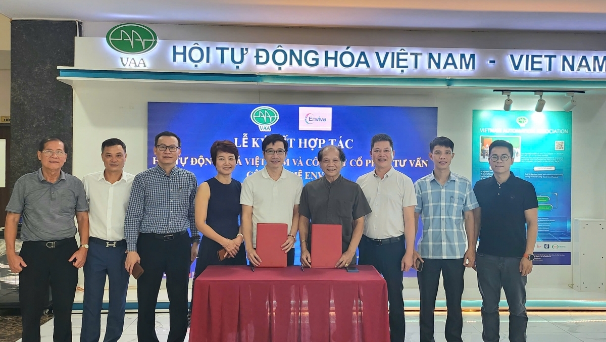 Hội Tự động hóa Việt Nam và ENVIVA hợp tác phát triển AI phục vụ sản xuất và đào tạo
