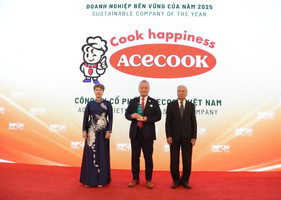 Acecook Việt Nam vào Top 50 Doanh nghiệp phát triển bền vững tiêu biểu 2025